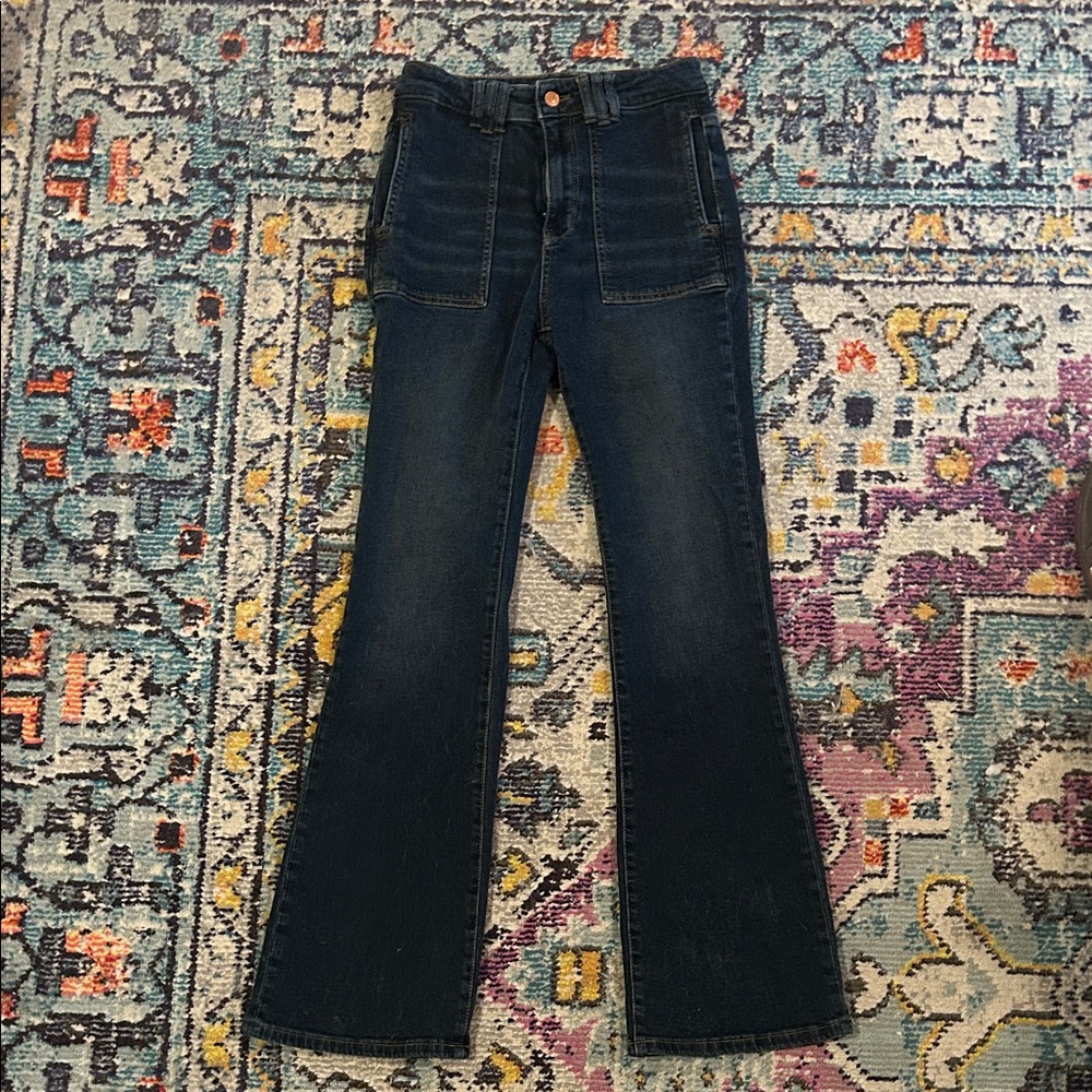 Pilcro High Rise Women Jeans - Dark Blue